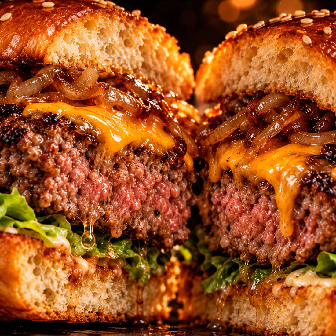 Pack Parrillero x8: Hamburguesas de Res y Cerdo, Sin Conservantes